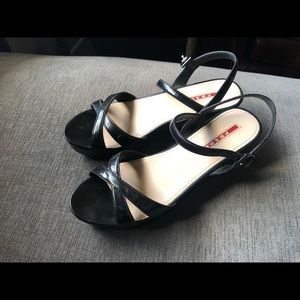Black Prada Platform heel